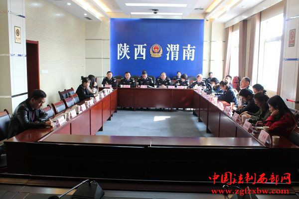 渭南高交大队召开新闻媒体见面会通报十九大安保工作